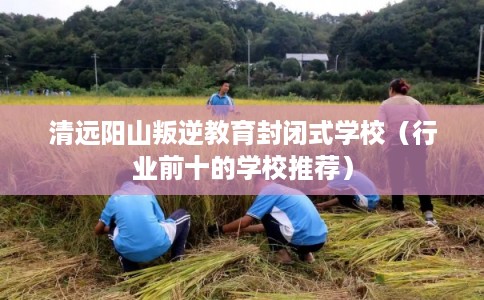 清远阳山叛逆教育封闭式学校(行业前十的学校推荐) 清远阳山叛逆教育封闭式学校(行业前十的学校推荐)