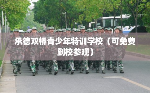 承德双桥青少年特训学校（可免费到校参观）