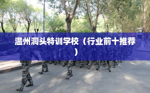 温州洞头特训学校（行业前十推荐）