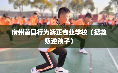 宿州萧县行为矫正专业学校（拯救叛逆孩子）