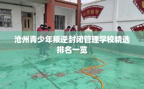 沧州青少年叛逆封闭管理学校精选排名一览 沧州青少年叛逆封闭管理学校精选排名一览