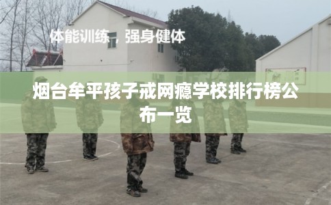 烟台牟平孩子戒网瘾学校排行榜公布一览