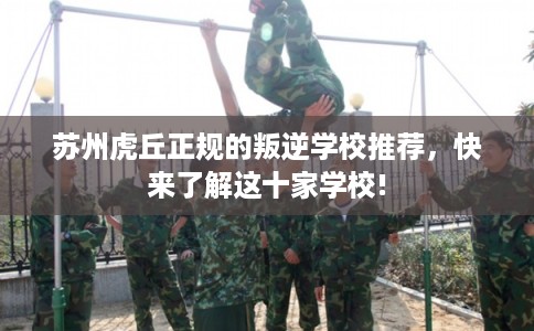 苏州虎丘正规的叛逆学校推荐，快来了解这十家学校!