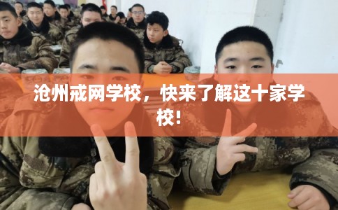 沧州戒网学校，快来了解这十家学校!
