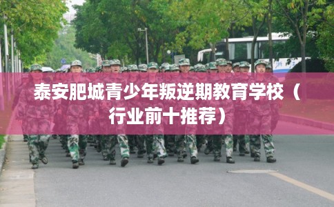 泰安肥城青少年叛逆期教育学校（行业前十推荐）