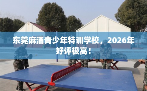 东莞麻涌青少年特训学校,2026年好评极高! 东莞麻涌青少年特训学校,2026年好评极高!