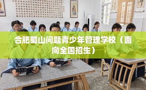 合肥蜀山问题青少年管理学校（面向全国招生）