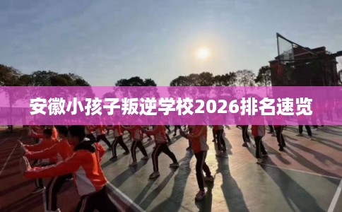 安徽小孩子叛逆学校2026排名速览