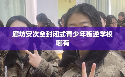 廊坊安次全封闭式青少年叛逆学校哪有