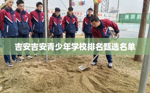 吉安吉安青少年学校排名甄选名单
