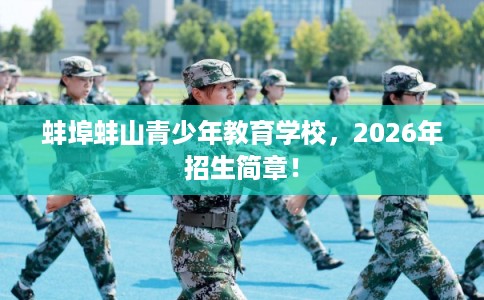 蚌埠蚌山青少年教育学校，2026年招生简章！