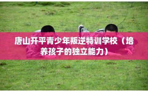 唐山开平青少年叛逆特训学校（培养孩子的独立能力）