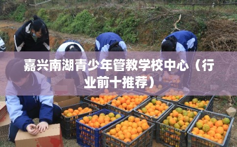 嘉兴南湖青少年管教学校中心（行业前十推荐）