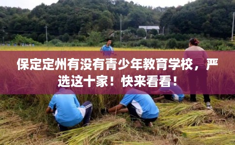 保定定州有没有青少年教育学校,严选这十家!快来看看! 保定定州有没有青少年教育学校,严选这十家!快来看看!