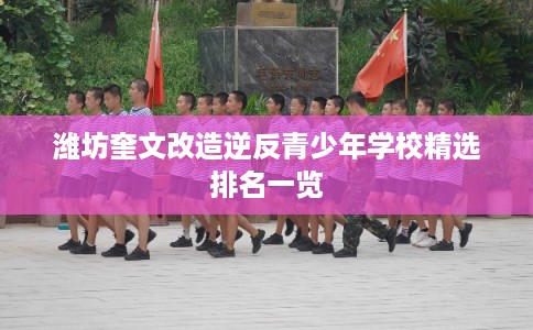 潍坊奎文改造逆反青少年学校精选排名一览