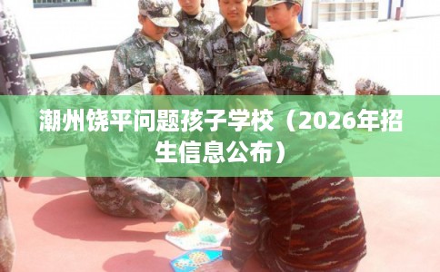 潮州饶平问题孩子学校（2026年招生信息公布）