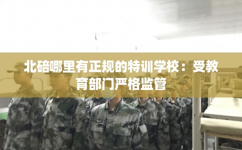 北碚哪里有正规的特训学校:受教育部门严格监管 北碚哪里有正规的特训学校:受教育部门严格监管