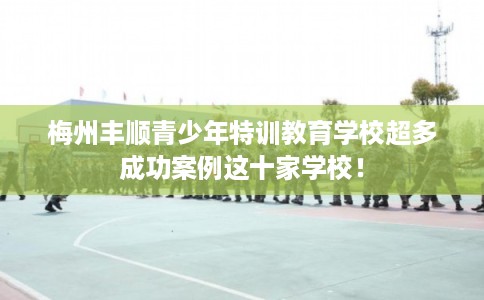 梅州丰顺青少年特训教育学校超多成功案例这十家学校! 梅州丰顺青少年特训教育学校超多成功案例这十家学校!