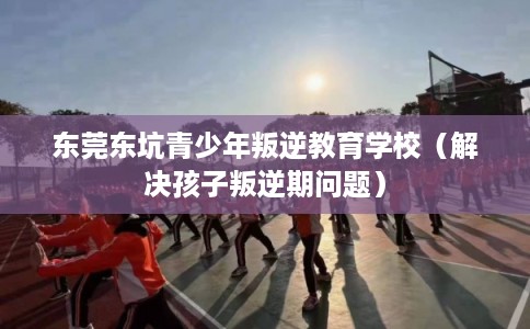 东莞东坑青少年叛逆教育学校（解决孩子叛逆期问题）