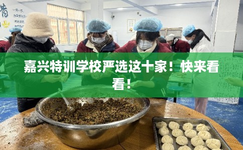 嘉兴特训学校严选这十家！快来看看！