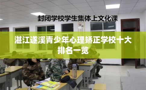 湛江遂溪青少年心理矫正学校十大排名一览