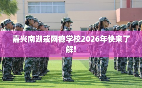 嘉兴南湖戒网瘾学校2026年快来了解!