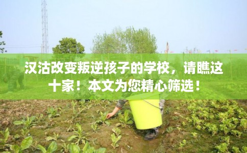 汉沽改变叛逆孩子的学校，请瞧这十家！本文为您精心筛选！
