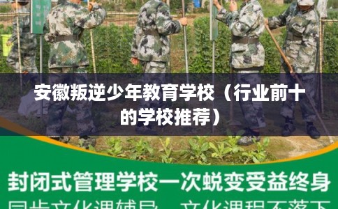 安徽叛逆少年教育学校(行业前十的学校推荐) 安徽叛逆少年教育学校(行业前十的学校推荐)