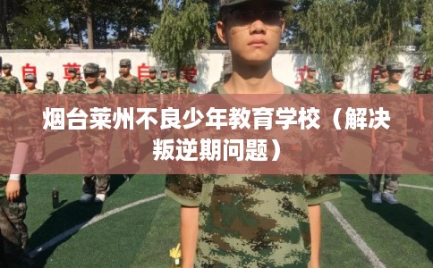 烟台莱州不良少年教育学校(解决叛逆期问题) 烟台莱州不良少年教育学校(解决叛逆期问题)