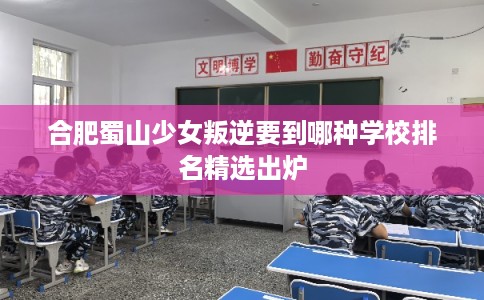 合肥蜀山少女叛逆要到哪种学校排名精选出炉