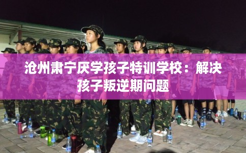 沧州肃宁厌学孩子特训学校：解决孩子叛逆期问题