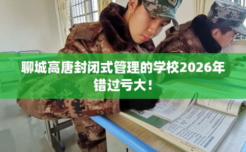 聊城高唐封闭式管理的学校2026年错过亏大! 聊城高唐封闭式管理的学校2026年错过亏大!