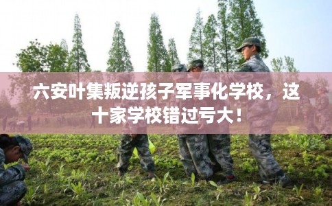 六安叶集叛逆孩子军事化学校，这十家学校错过亏大！
