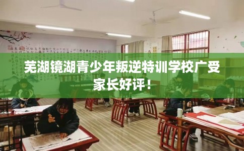 芜湖镜湖青少年叛逆特训学校广受家长好评！