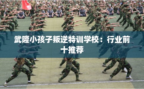 武隆小孩子叛逆特训学校:行业前十推荐 武隆小孩子叛逆特训学校:行业前十推荐