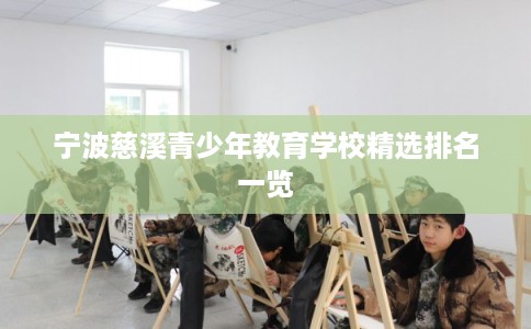 宁波慈溪青少年教育学校精选排名一览