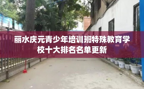 丽水庆元青少年培训班特殊教育学校十大排名名单更新