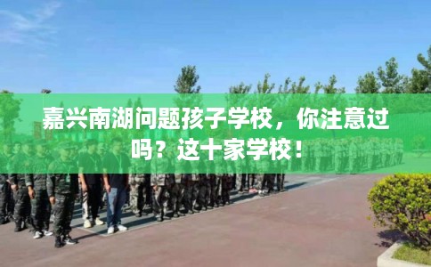 嘉兴南湖问题孩子学校，你注意过吗？这十家学校！