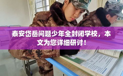 泰安岱岳问题少年全封闭学校，本文为您详细研讨！