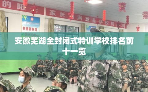 安徽芜湖全封闭式特训学校排名前十一览