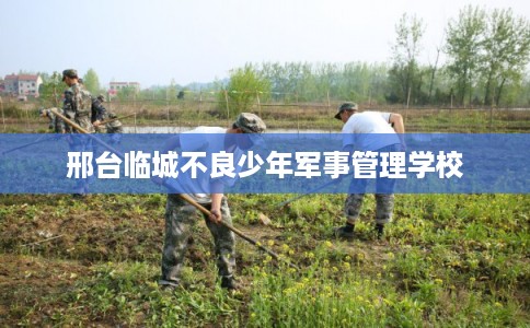 邢台临城不良少年军事管理学校