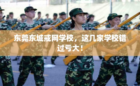 东莞东城戒网学校，这几家学校错过亏大！