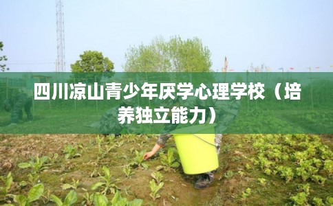 四川凉山青少年厌学心理学校(培养独立能力) 四川凉山青少年厌学心理学校(培养独立能力)