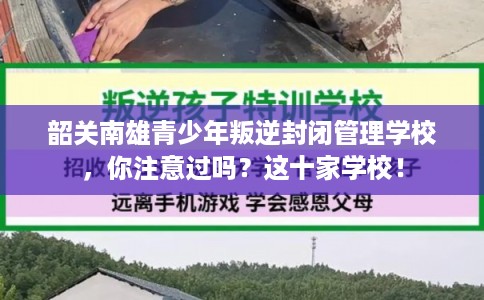 韶关南雄青少年叛逆封闭管理学校,你注意过吗?这十家学校! 韶关南雄青少年叛逆封闭管理学校,你注意过吗?这十家学校!