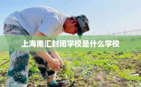 上海南汇封闭学校是什么学校 上海南汇封闭学校是什么学校