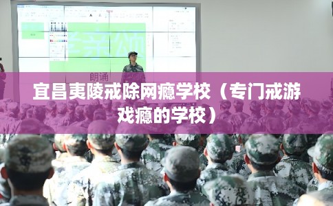 宜昌夷陵戒除网瘾学校（专门戒游戏瘾的学校）