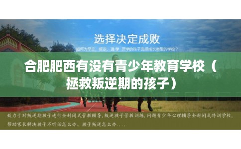 合肥肥西有没有青少年教育学校(拯救叛逆期的孩子) 合肥肥西有没有青少年教育学校(拯救叛逆期的孩子)