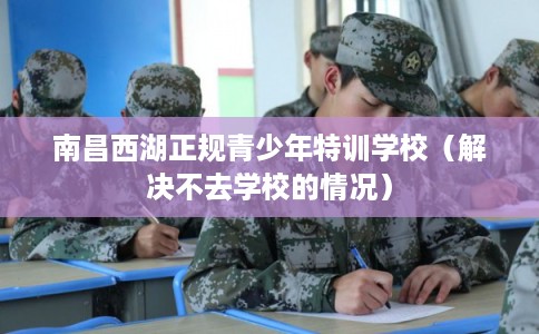南昌西湖正规青少年特训学校（解决不去学校的情况）