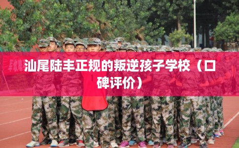 汕尾陆丰正规的叛逆孩子学校（口碑评价）