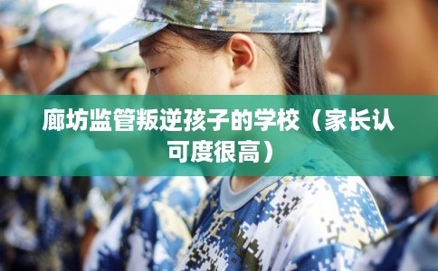 廊坊监管叛逆孩子的学校（家长认可度很高）